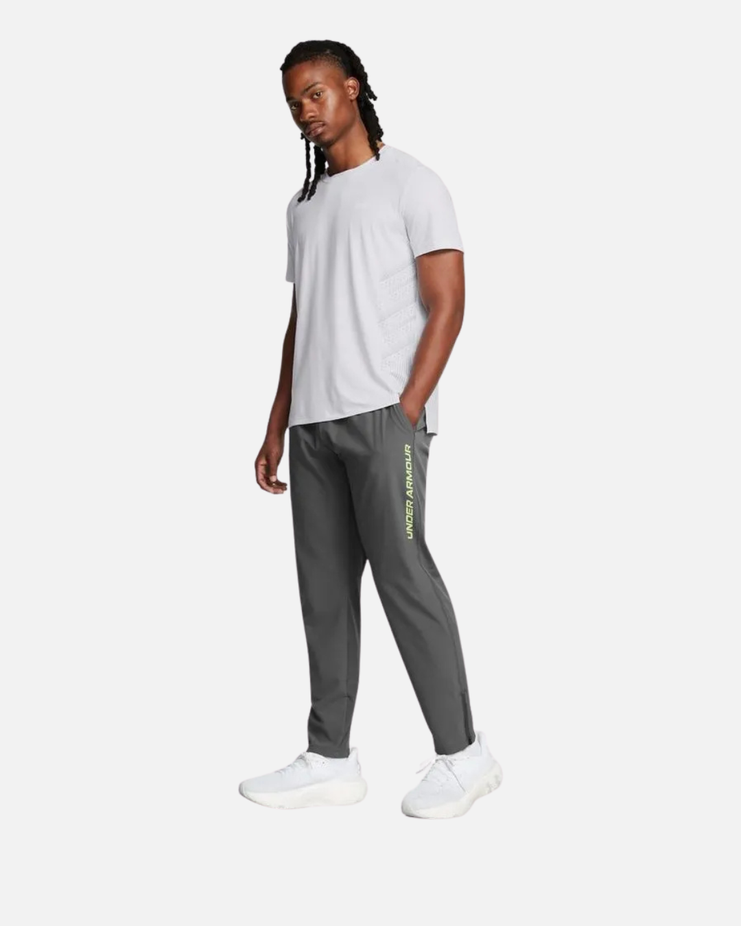 Pantalon de survêtement Under Armour LAUNCH - Gris