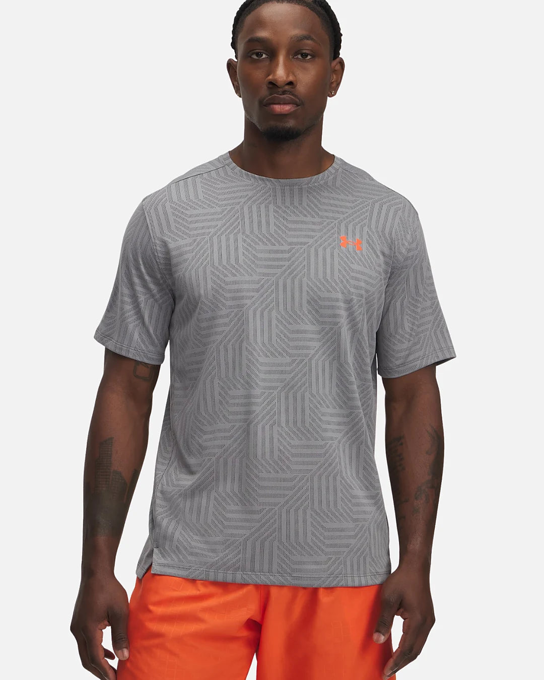 T-shirt Under Armour Tech™ Vent Geotessa - Orange - Footkorner - Footkorner