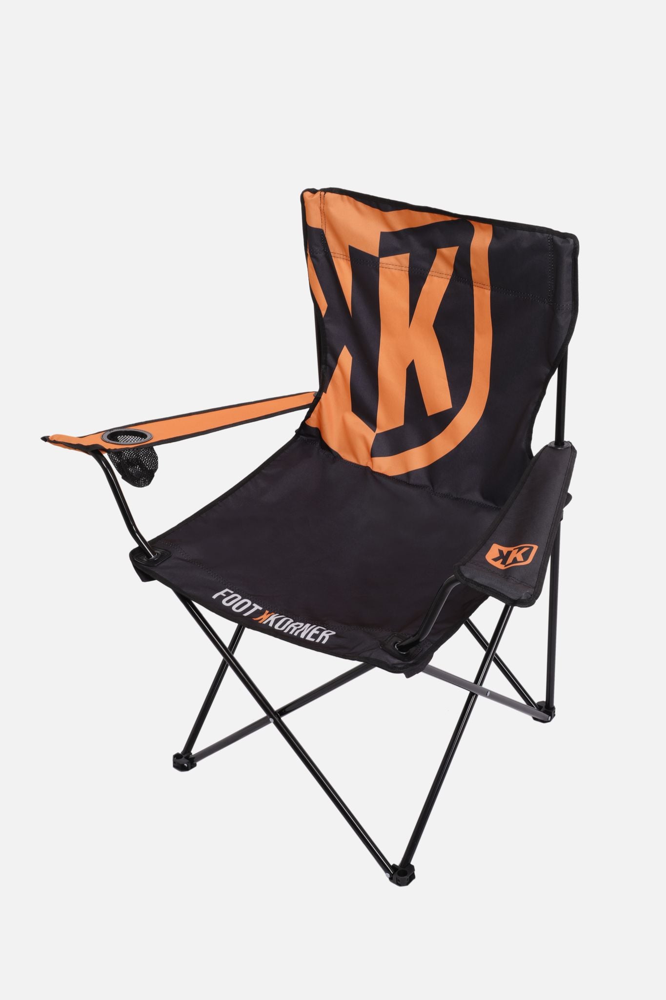 Chaise Pliante FK II  - Noir/Orange