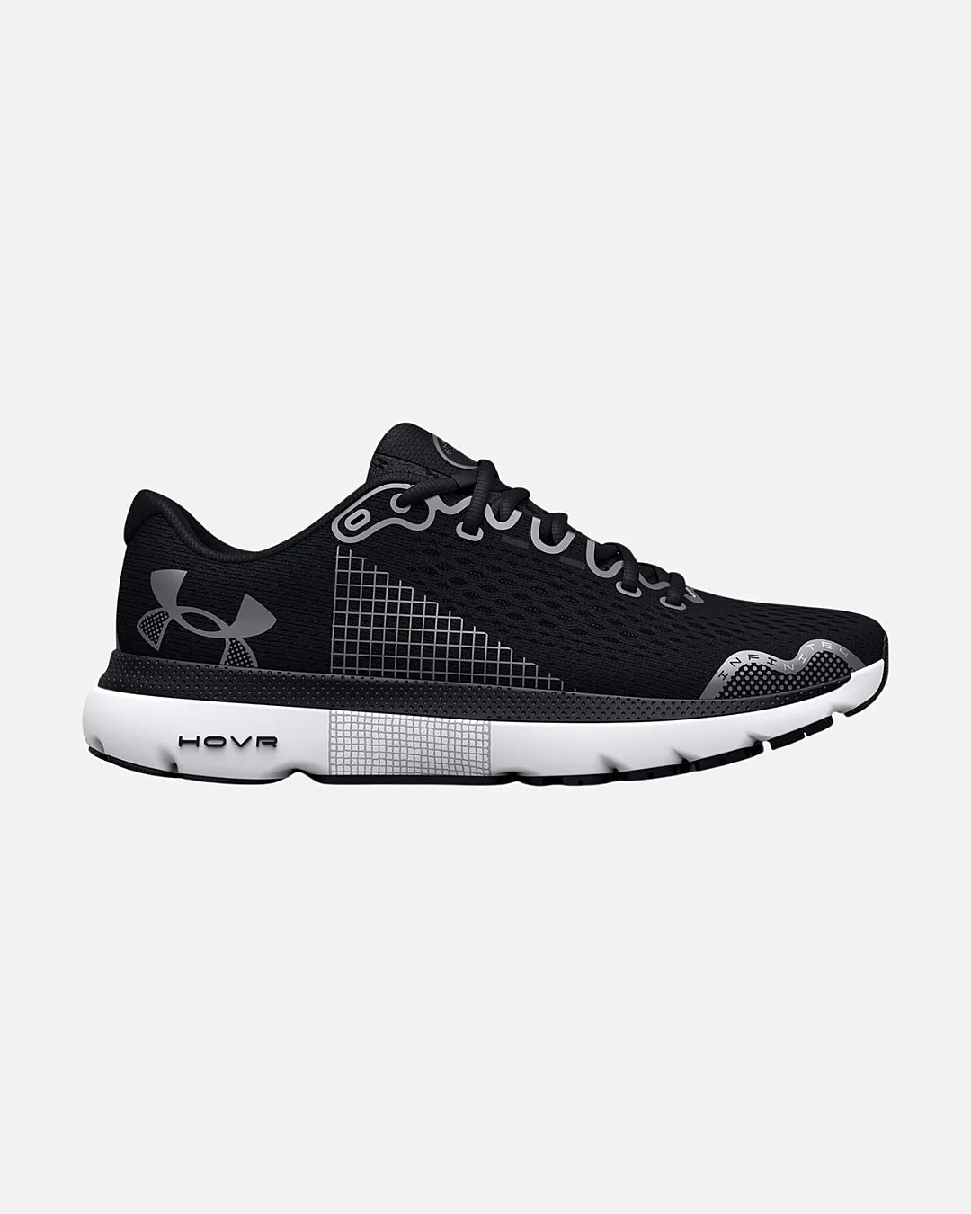 Chaussures Under Armour Hovr Infinite 4 - Noir/Blanc