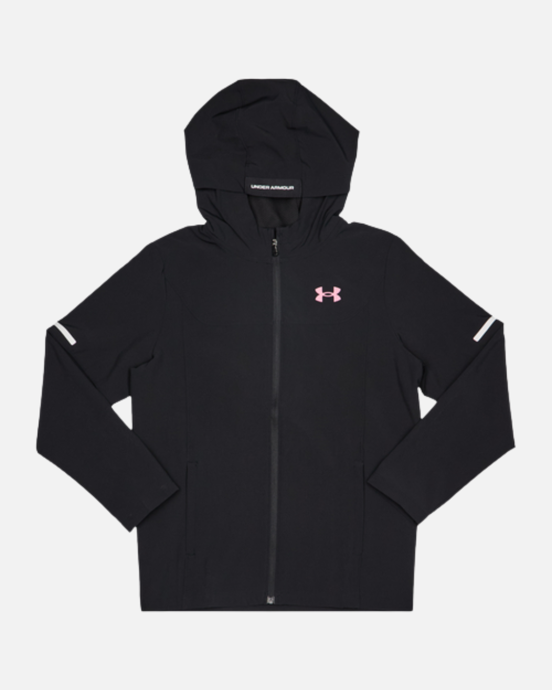 Under Armor Tech Utility Woven Junior Jacket - Black/Pink