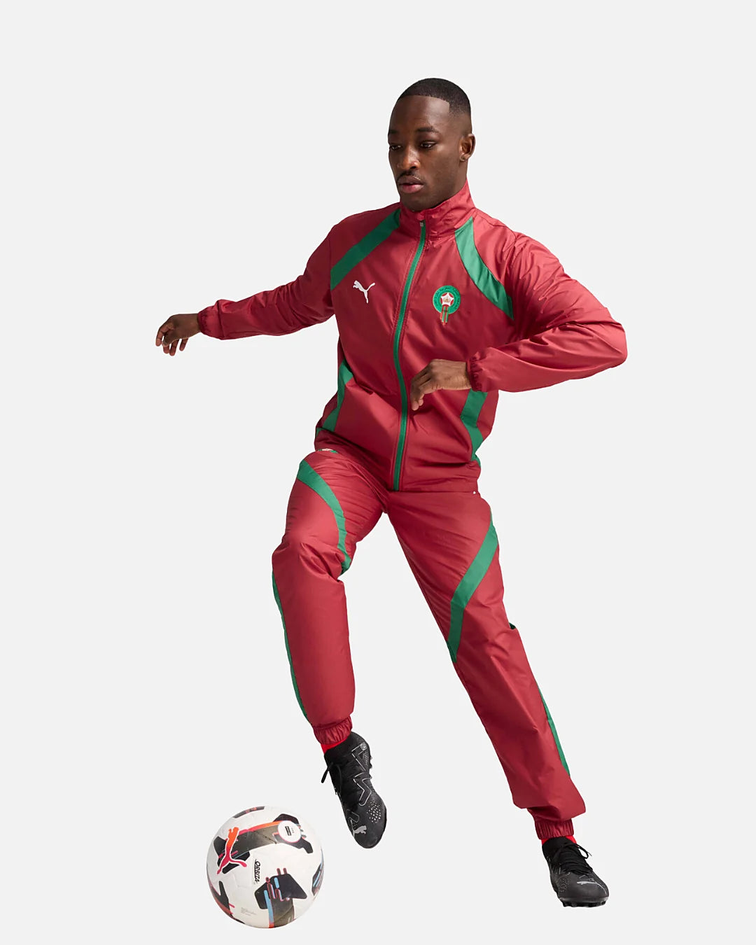 Veste d'entraînement Maroc 2025/2026 - Rouge