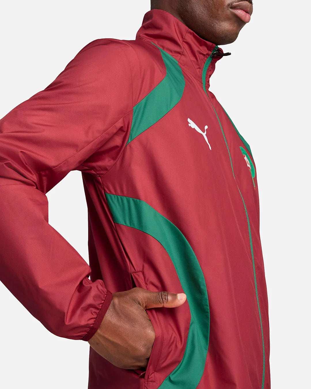 Veste d'entraînement Maroc 2025/2026 - Rouge