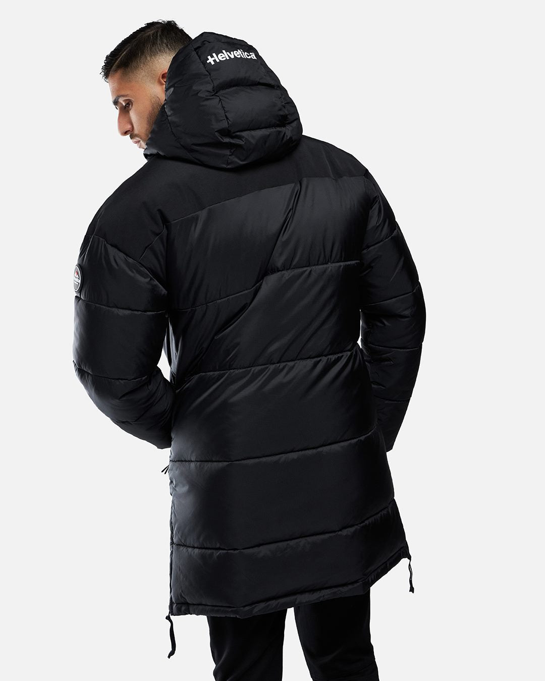 Chaqueta de plumas Helvetica Brooklyn - Negro
