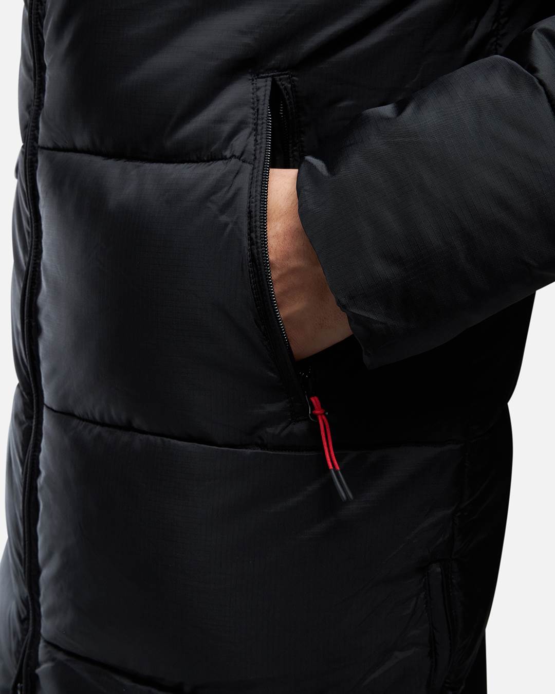 Chaqueta de plumas Helvetica Brooklyn - Negro
