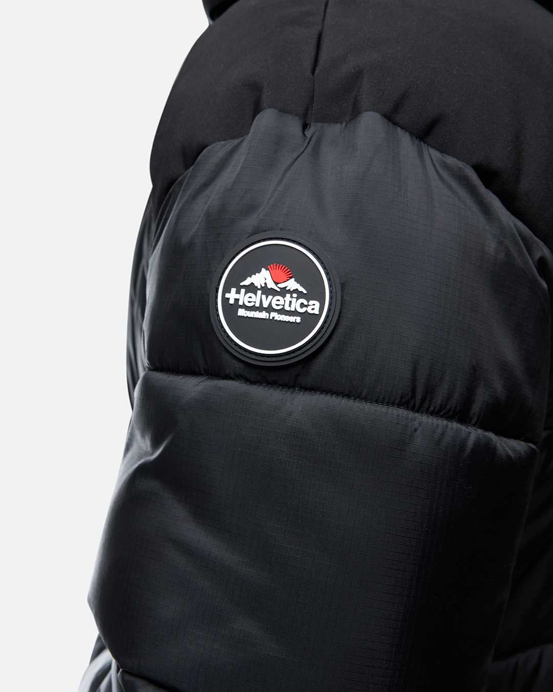 Chaqueta de plumas Helvetica Brooklyn - Negro