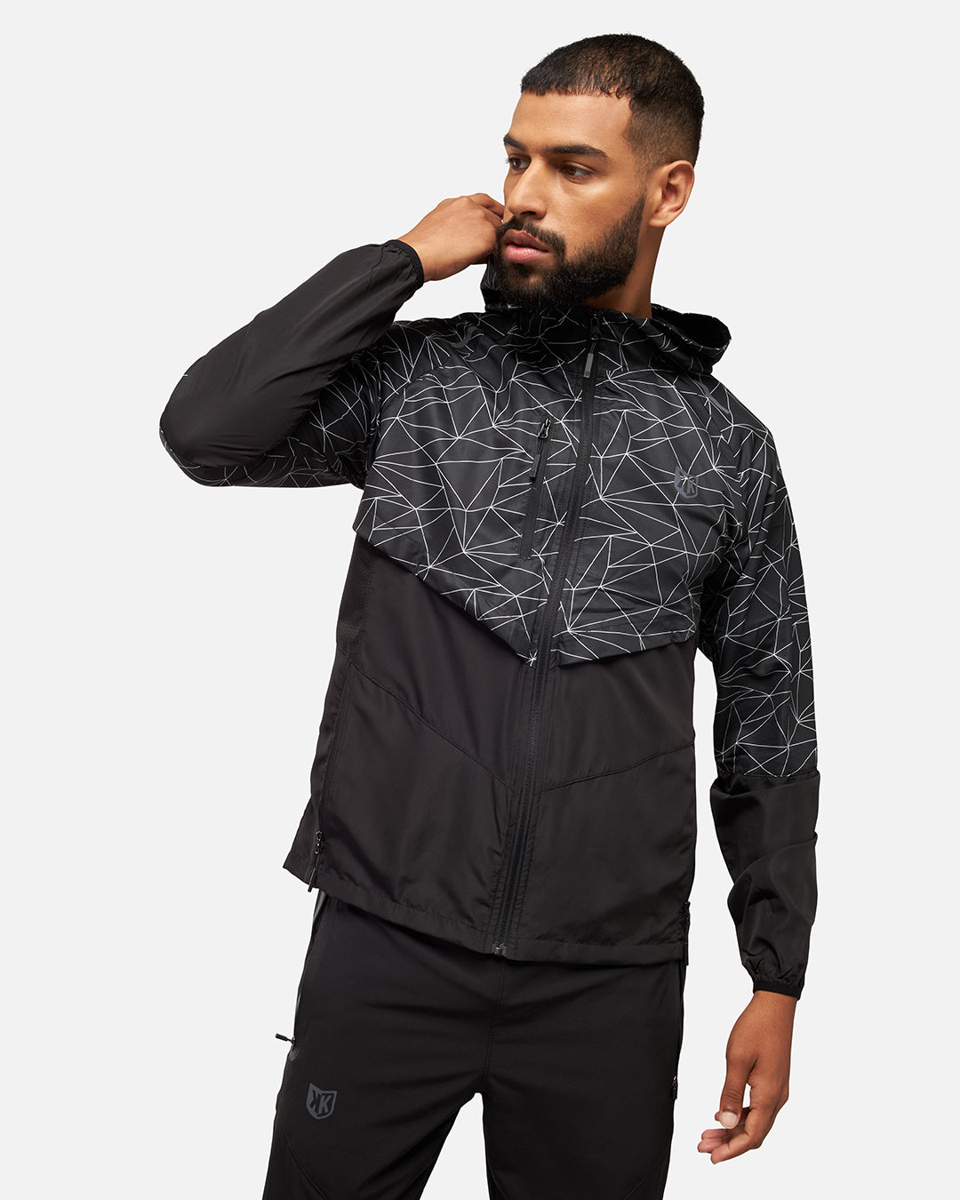 Veste FK running Lift - Gris/Jaune - Footkorner - Footkorner