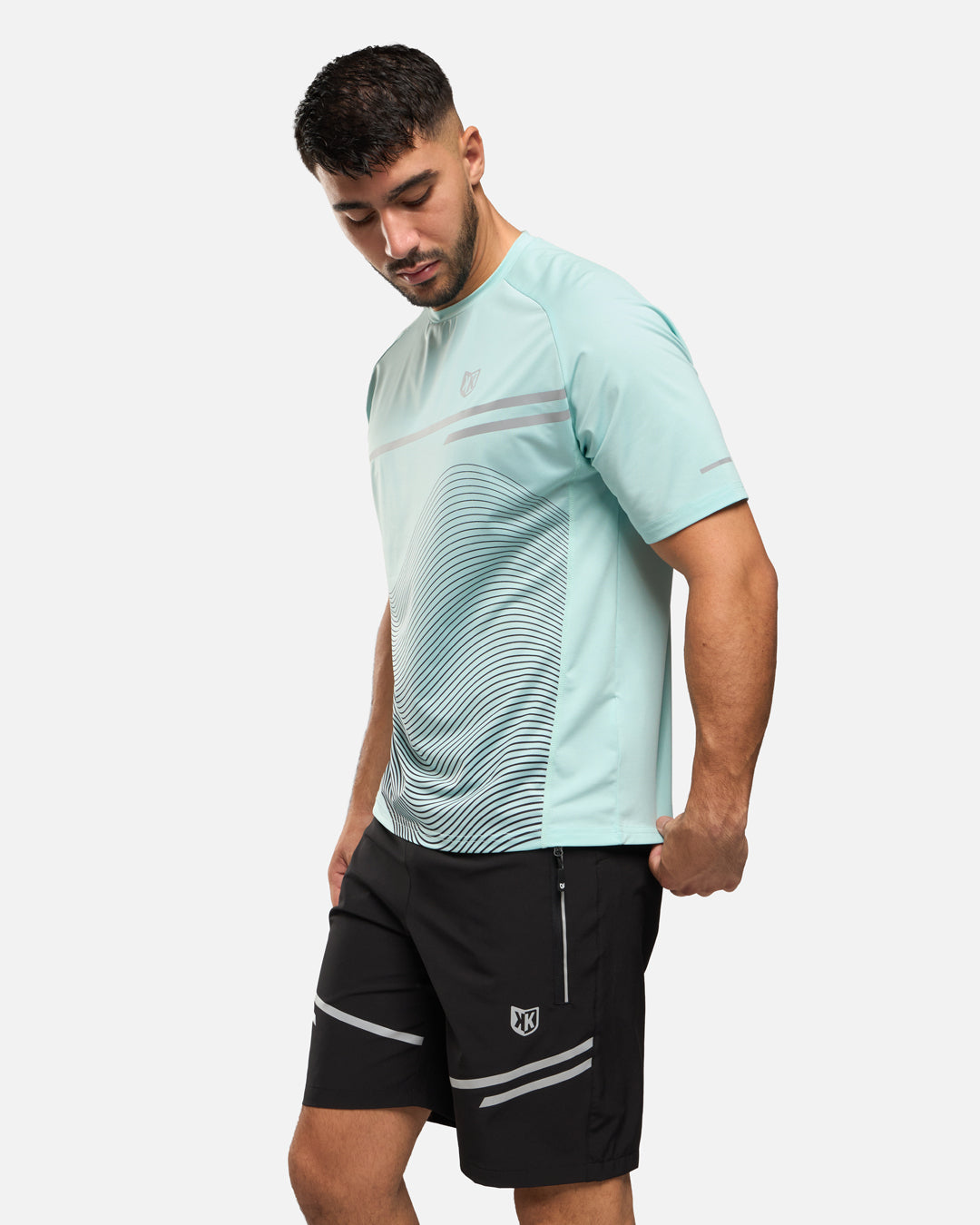 Ensemble T-shirt/Short FK Speed - Vert/Noir