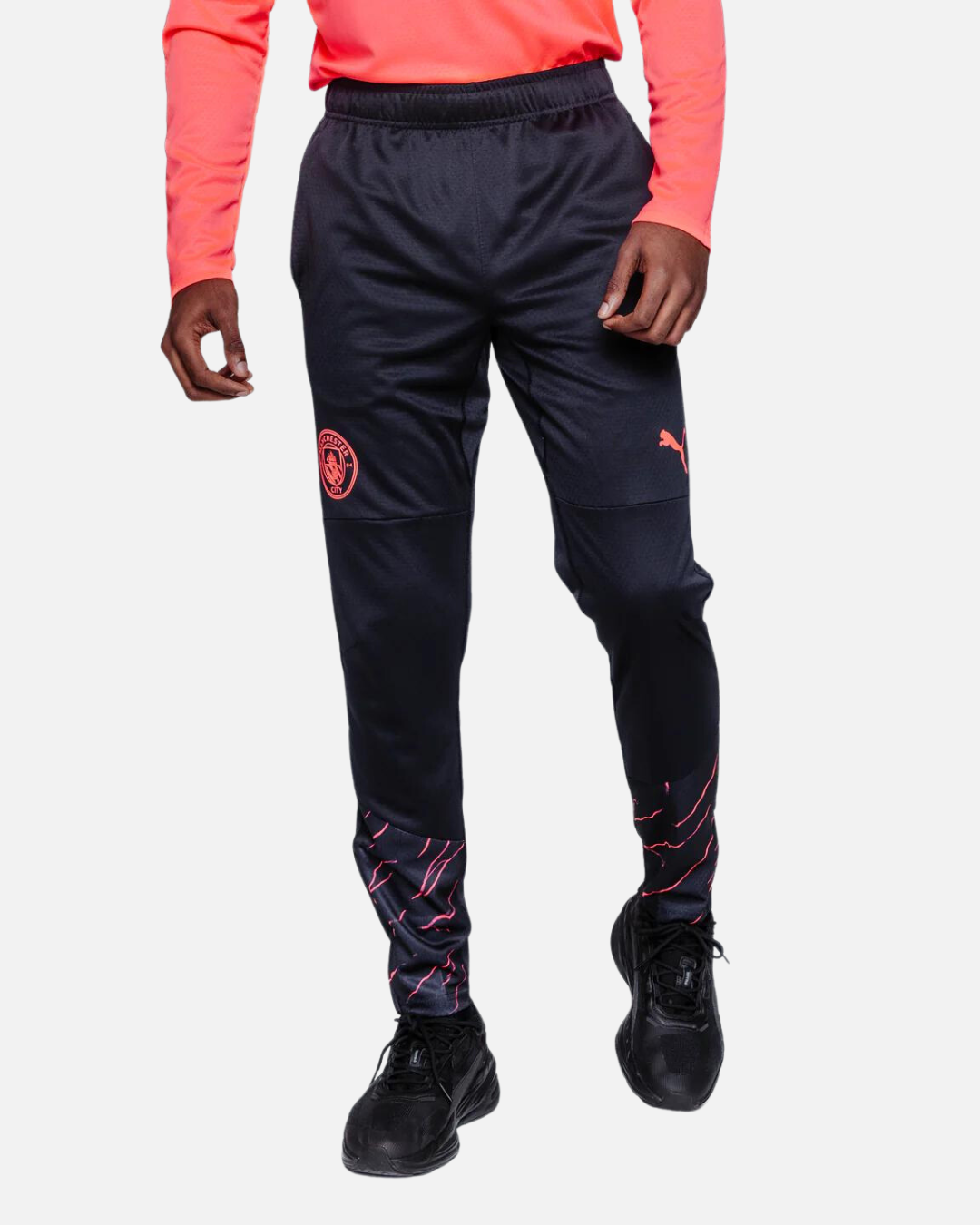 Pantaloni da allenamento del Manchester City - Nero/Rosa