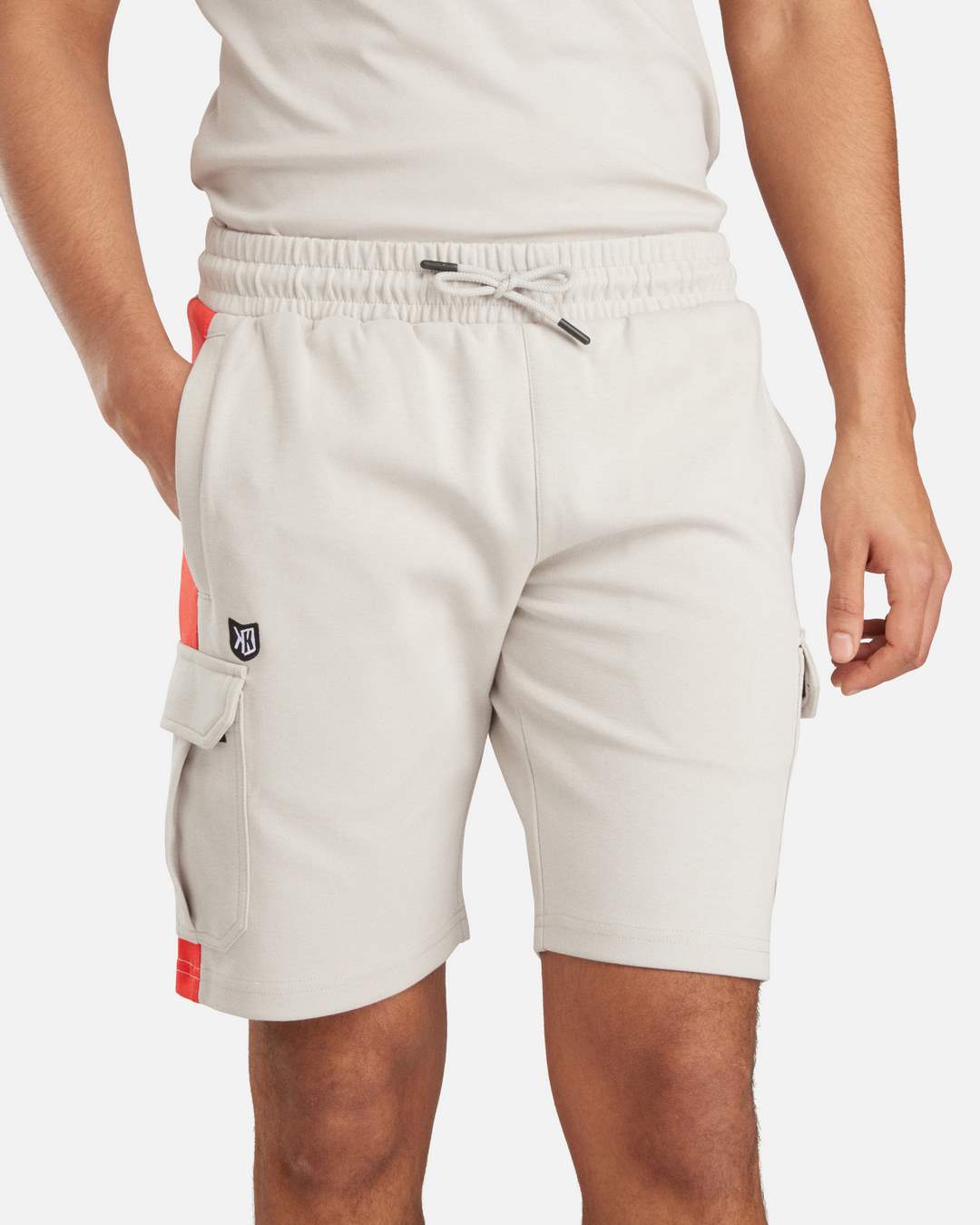 FK Spirit Shorts - Beige/Red/Black
