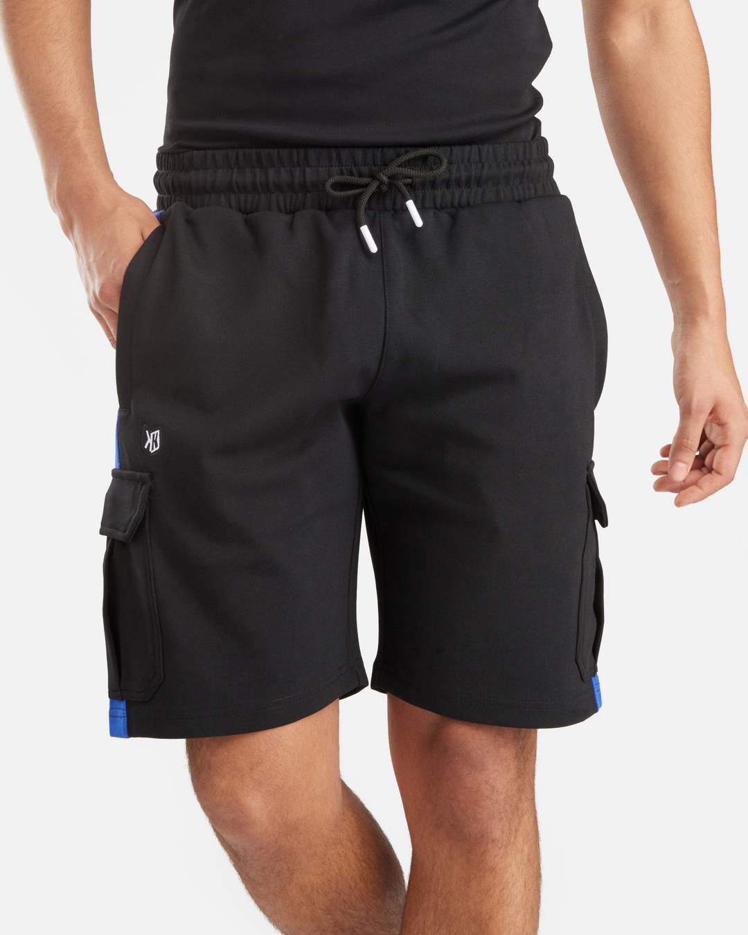 FK Spirit Shorts – Schwarz/Blau/Weiß