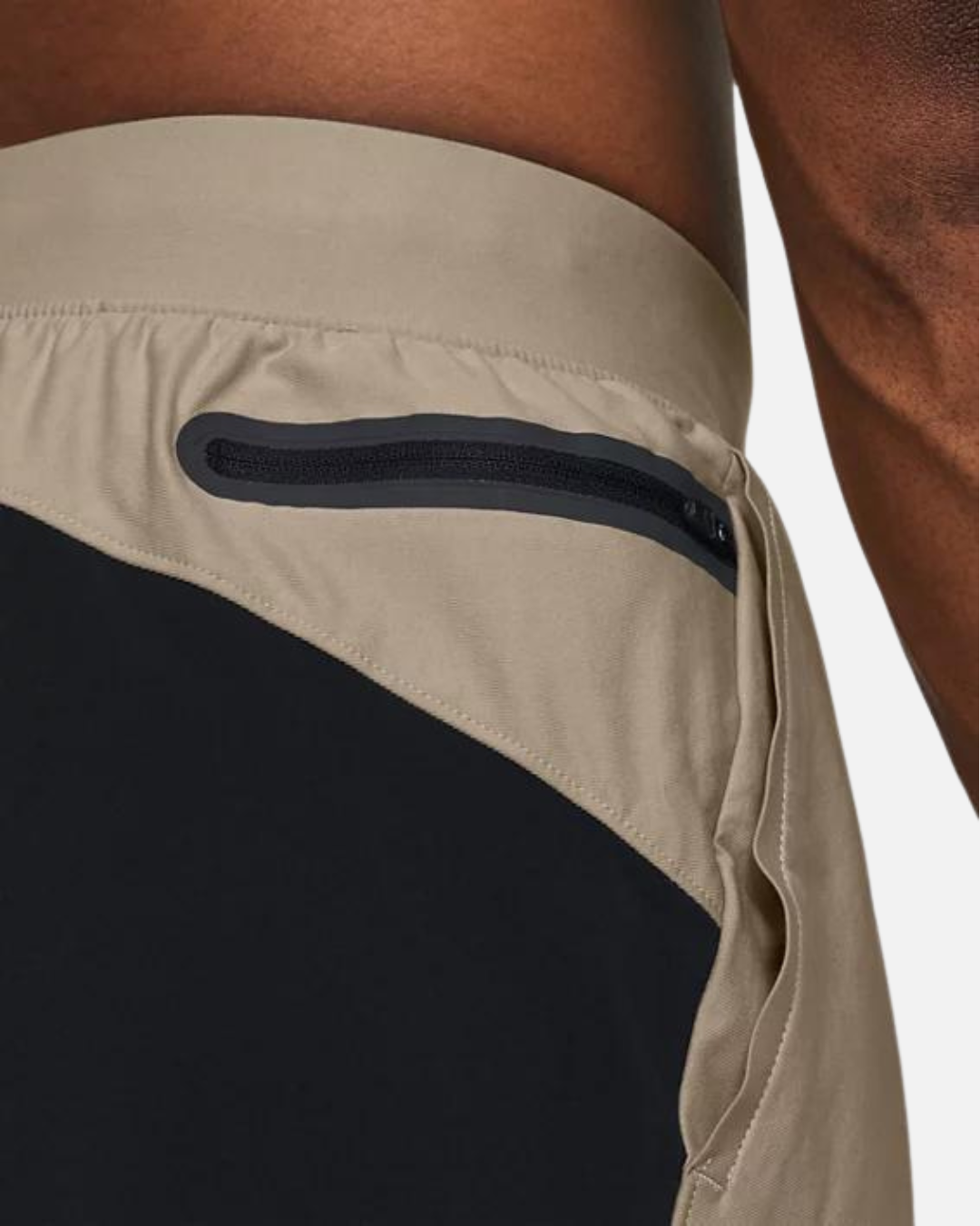 Pantalón corto Under Armour Vanish Elite Hybrid - Beige/Negro
