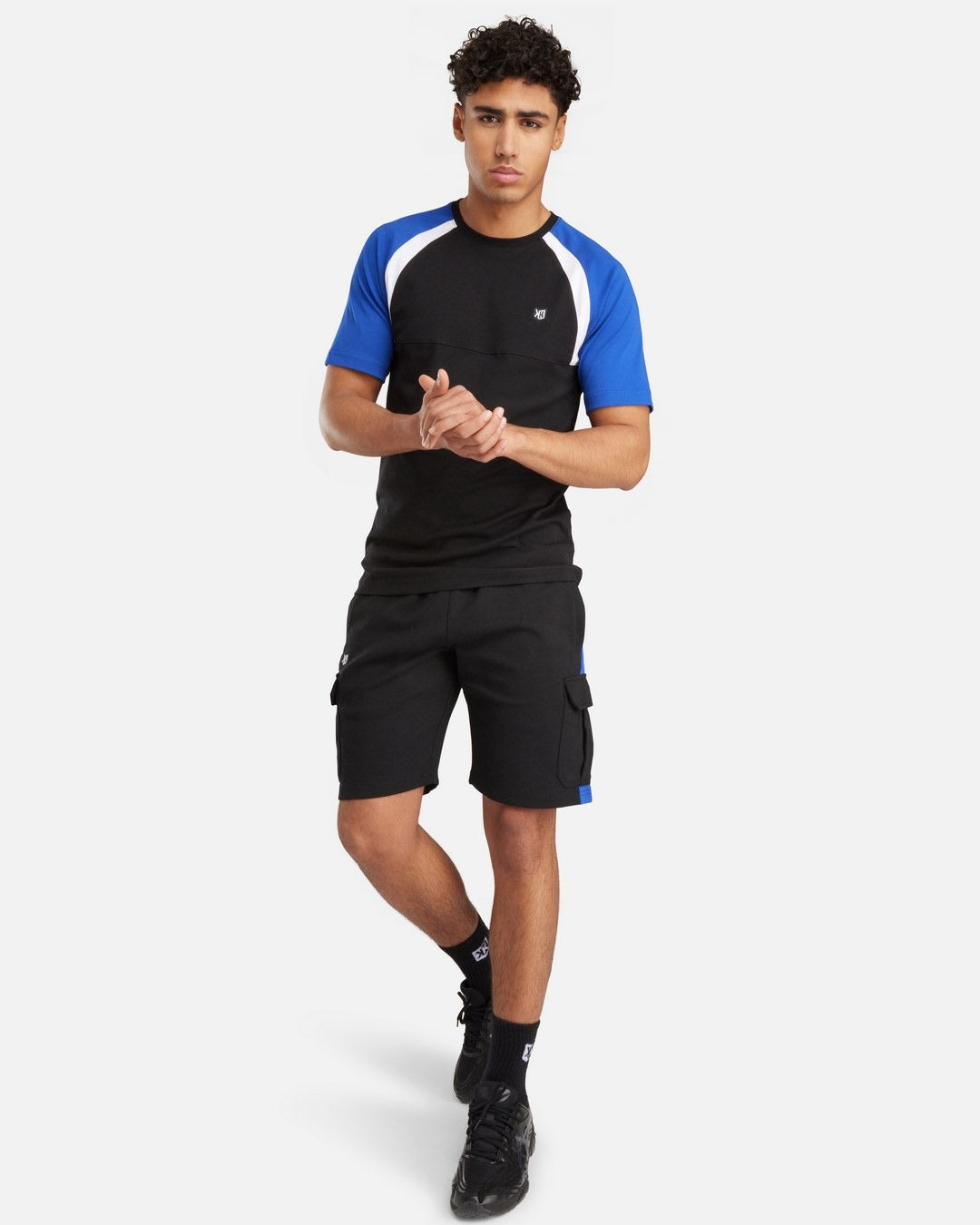 FK Spirit T-Shirt – Schwarz/Blau/Weiß