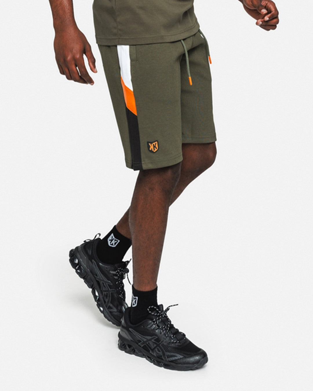 FK Sicarios V Shorts - Khaki/Black/Orange