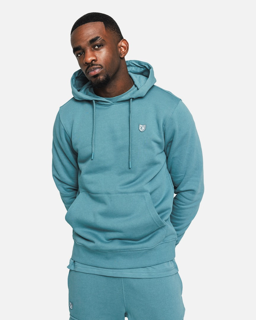 Sweat à capuche FK Cargo - Bleu Givre