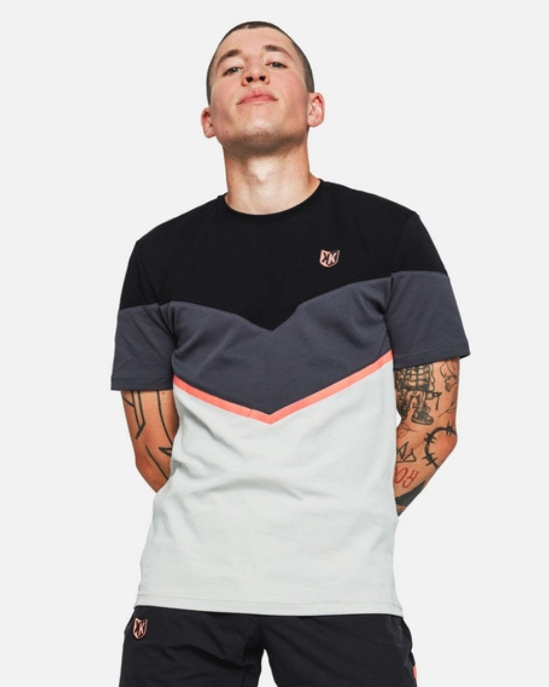 FK AWK II T-shirt - Black/Grey/Pink
