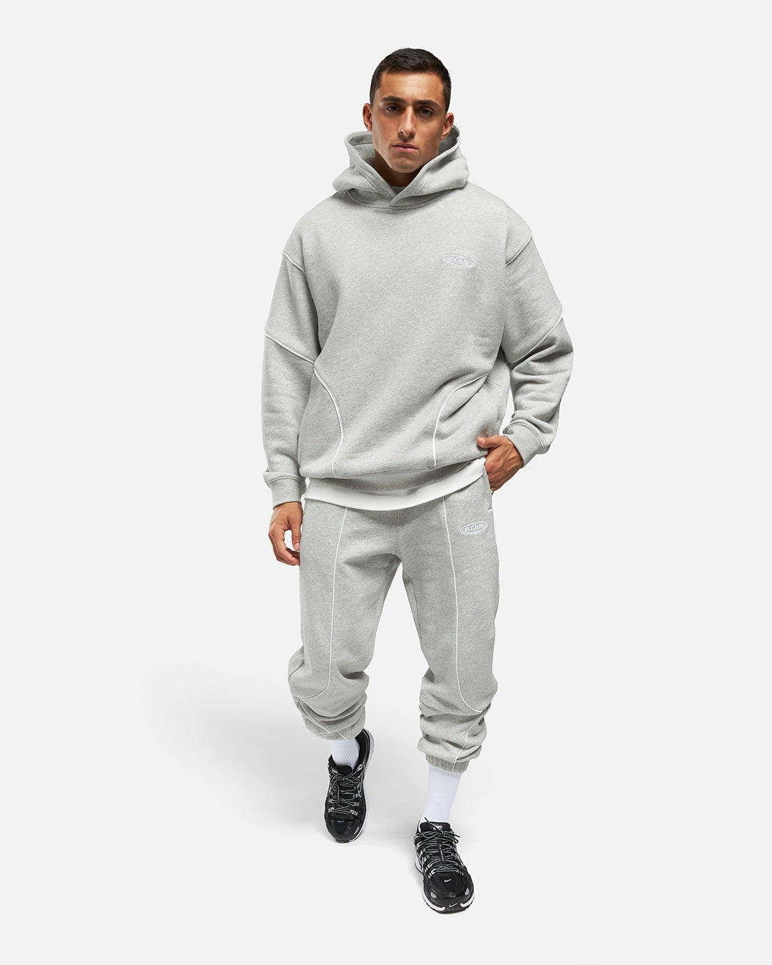 Felpa con cappuccio FK Hike - Grigio