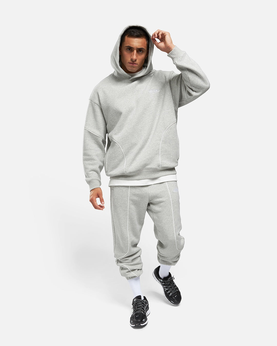 Felpa con cappuccio FK Hike - Grigio