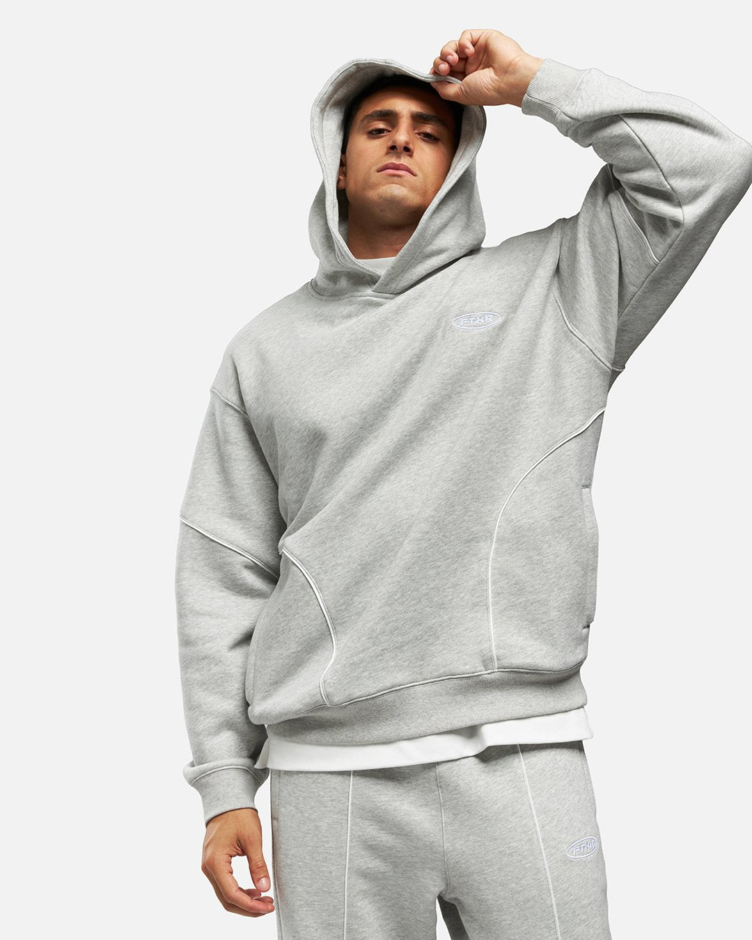 Felpa con cappuccio FK Hike - Grigio