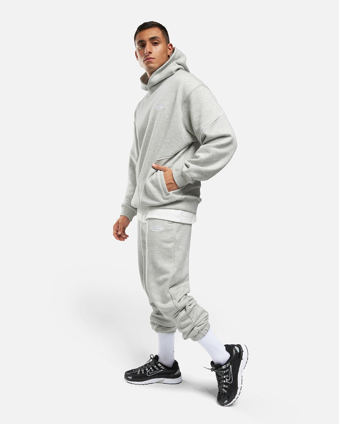 Felpa con cappuccio FK Hike - Grigio