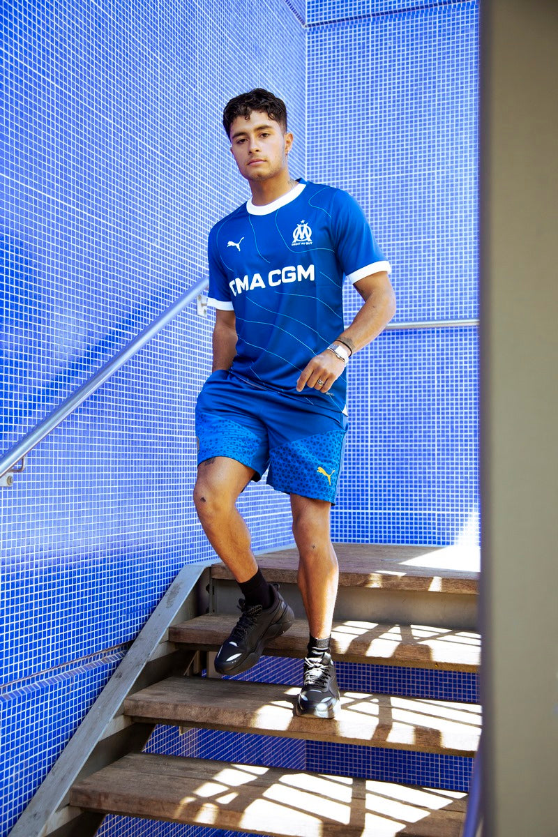 OM 2023/2024 training shorts - Blue/Gold