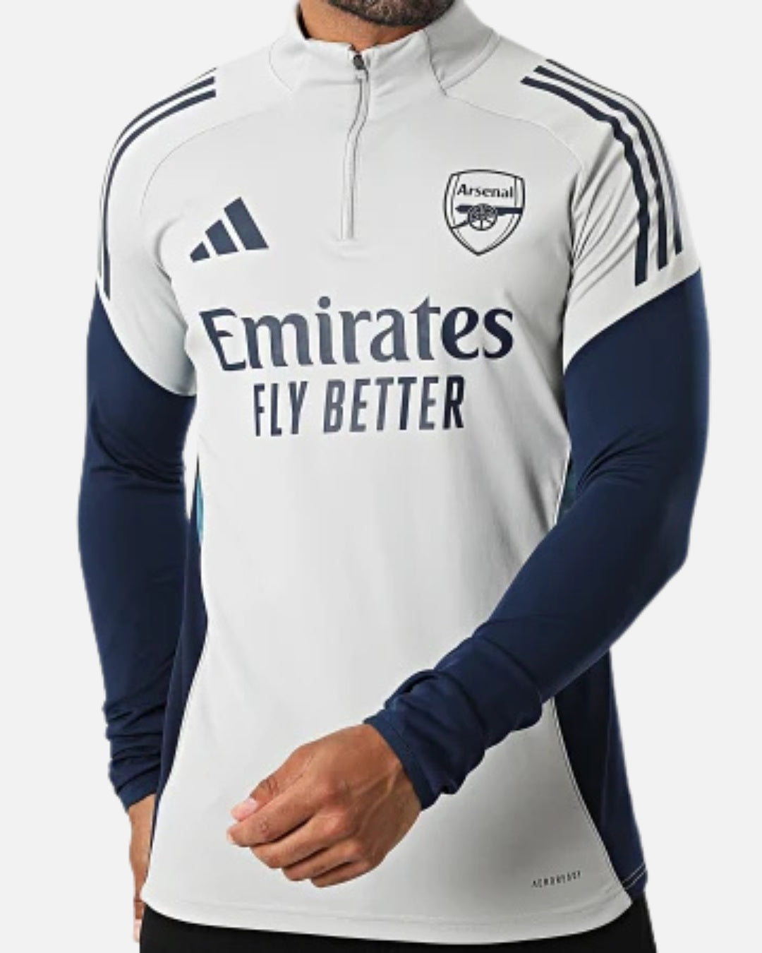 Arsenal 2025/2026 Training Top - Grey/Navy