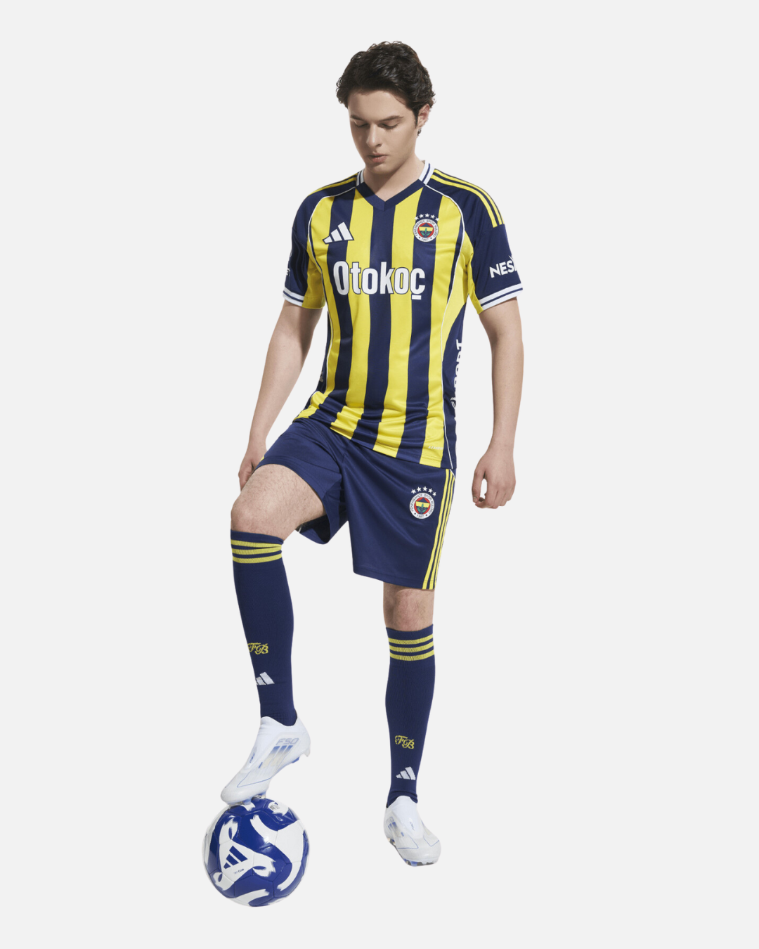 Maillot Domicile Fenerbahce 2025/2026 - Jaune/Bleu