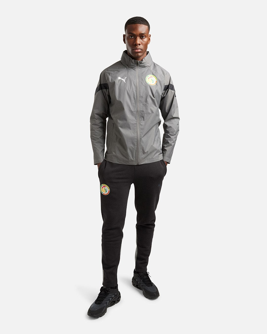 Giacca a vento Senegal - Grigio/Nero