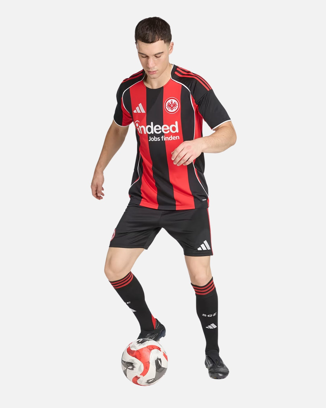 Eintracht Frankfurt 2025/2026 Home Shirt - Black/Red