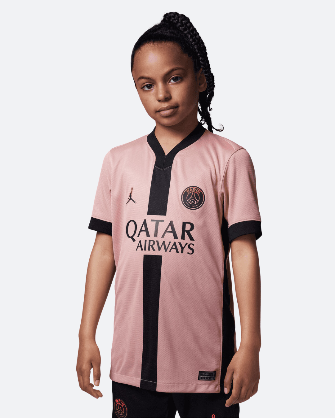 PSG Third Junior Jersey 2024 2025 Pink Black Footkorner