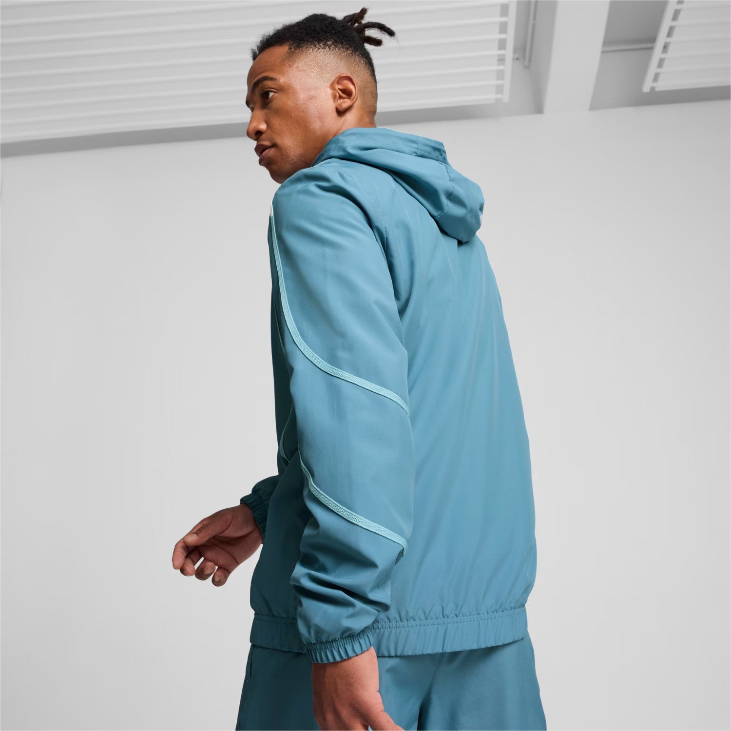 Veste de survêtement OM 2024/2025 - Bleu/Doré