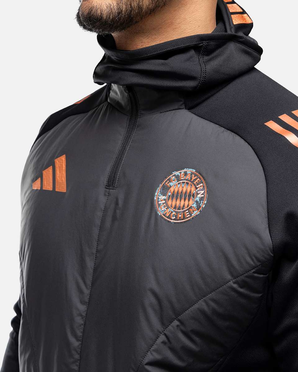 Bayern Munich 2024/2025 top with integrated balaclava - Black