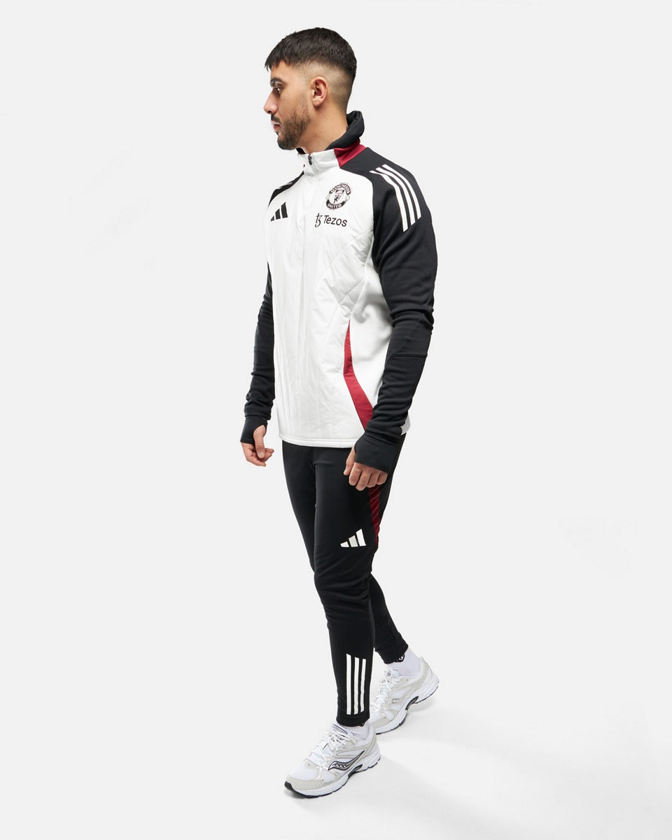 Pantaloni allenamento Manchester United 2024/2025 - Nero/Rosso
