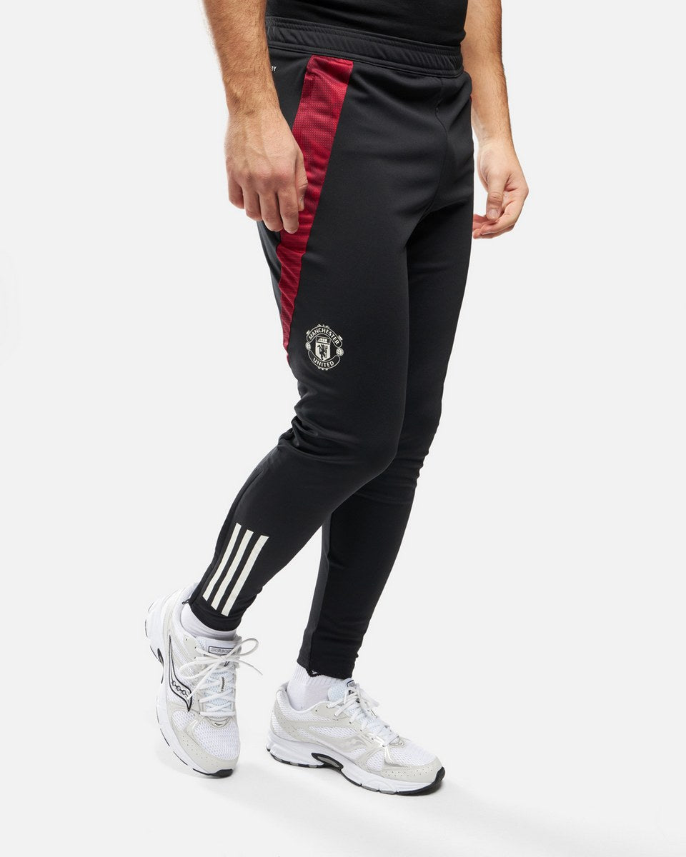 Pantaloni allenamento Manchester United 2024/2025 - Nero/Rosso