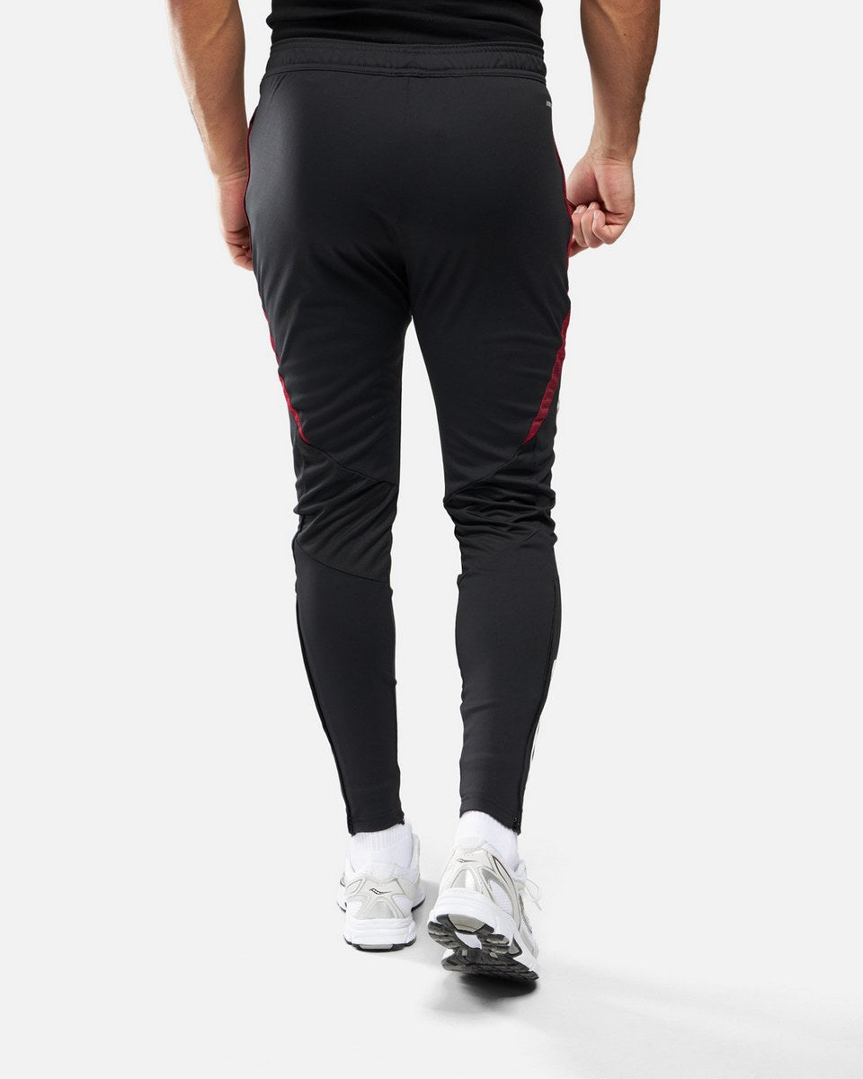 Pantaloni allenamento Manchester United 2024/2025 - Nero/Rosso