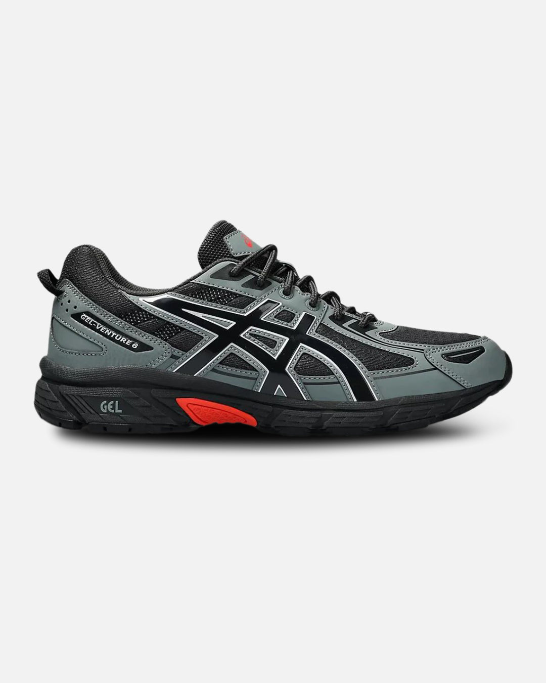 Asics Gel Venture 6 - Gris/Noir/Rouge