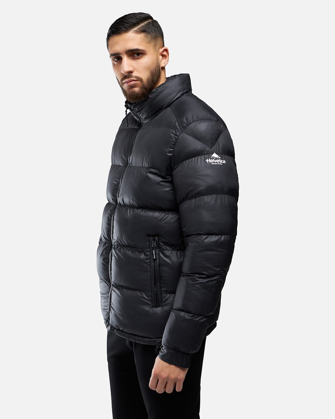Chaqueta de plumas Helvetica Benny - Negro