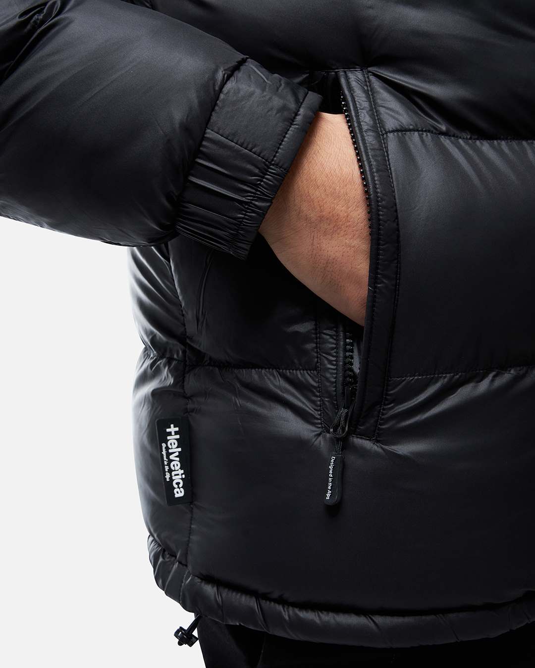 Chaqueta de plumas Helvetica Benny - Negro
