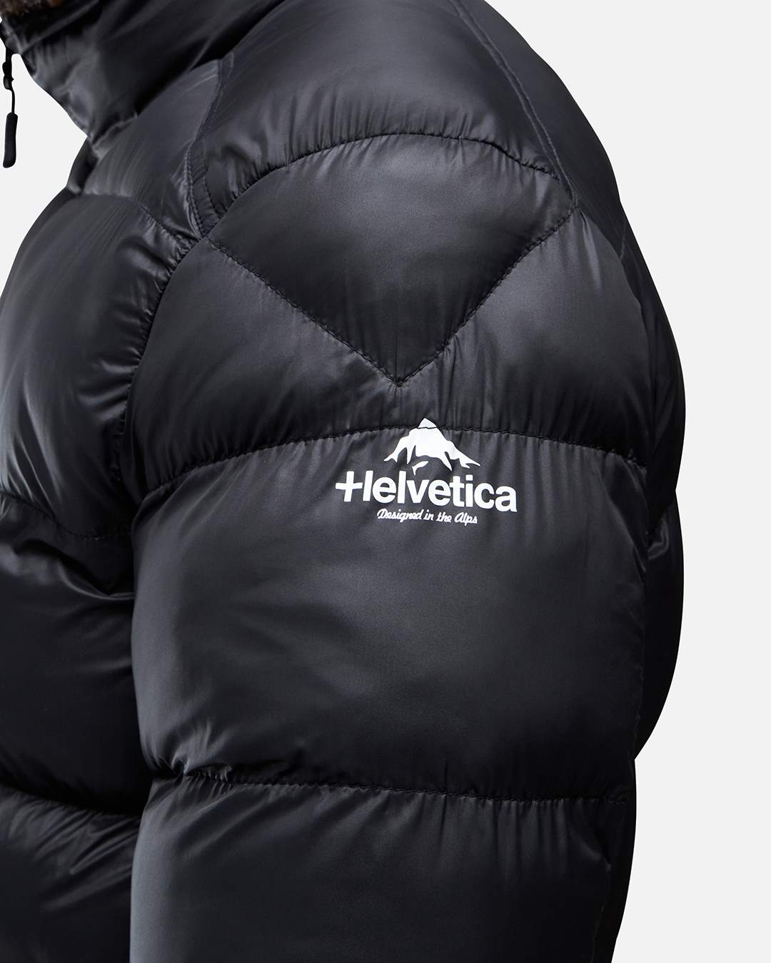 Chaqueta de plumas Helvetica Benny - Negro
