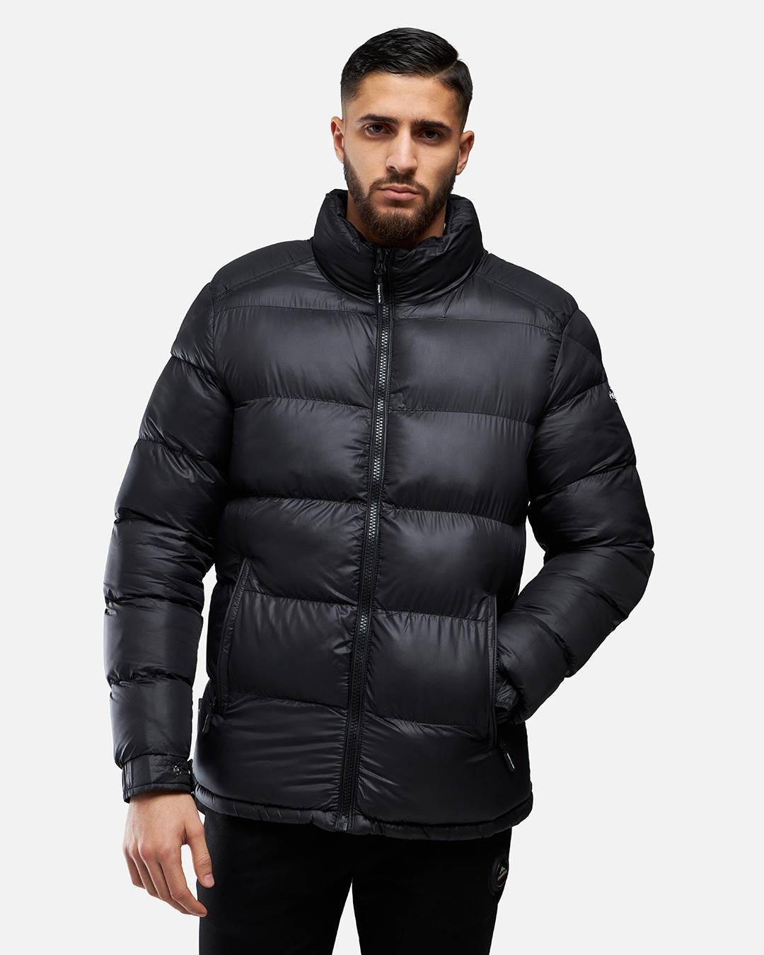 Chaqueta de plumas Helvetica Benny - Negro