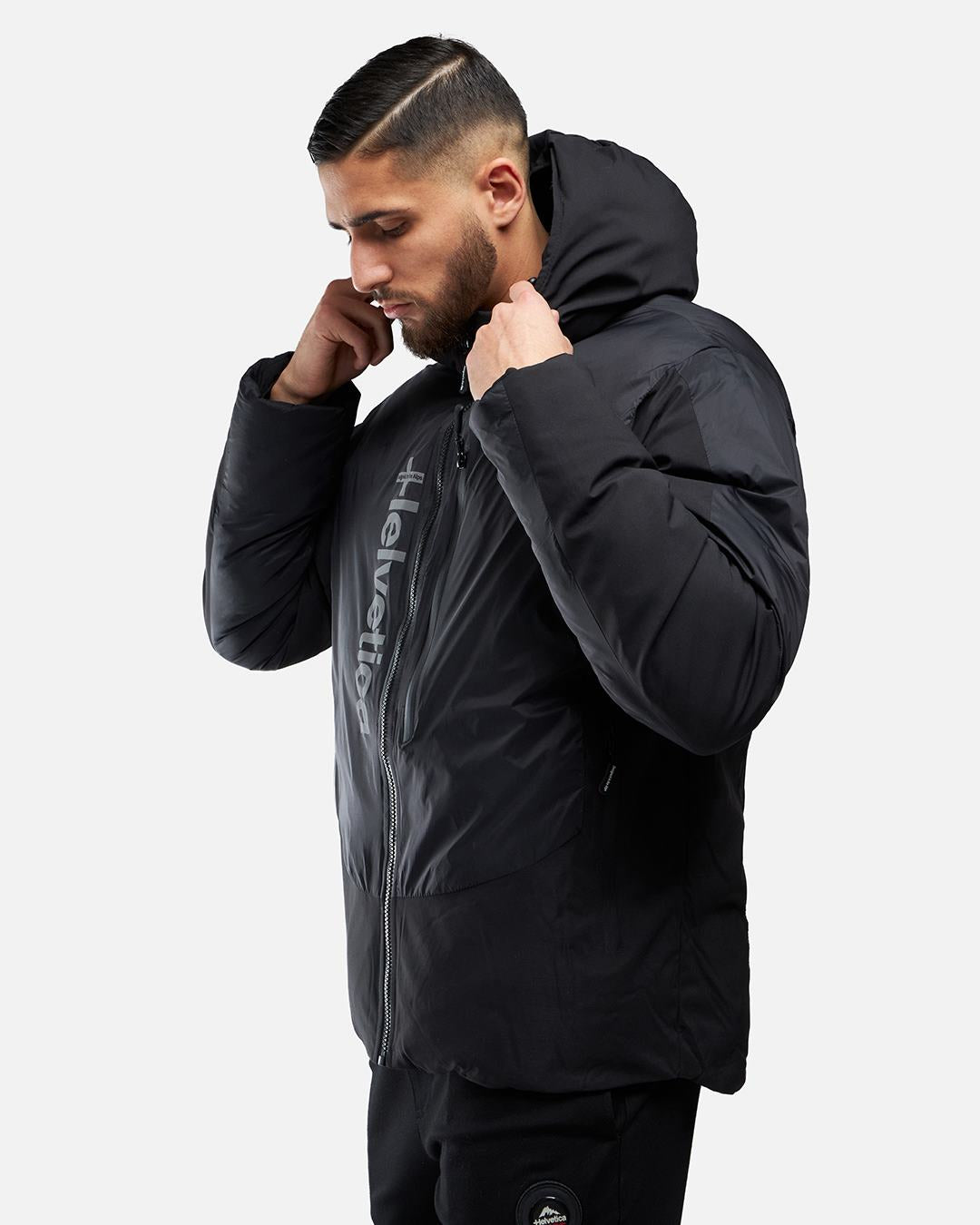 Chaqueta de plumas Helvética Paco - Negro