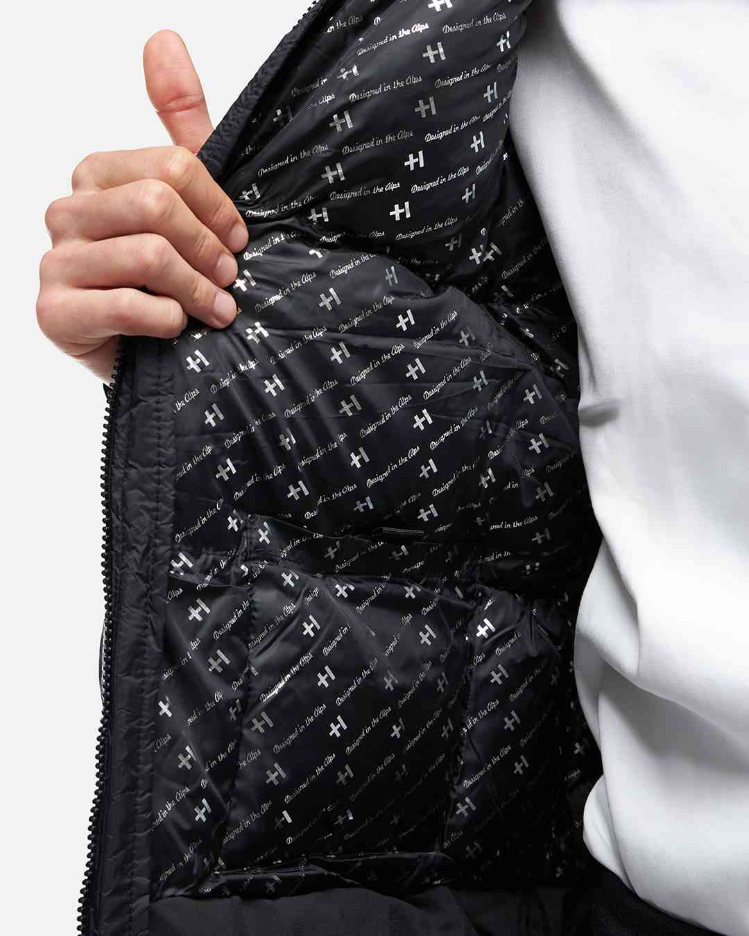 Chaqueta de plumas Helvética Paco - Negro