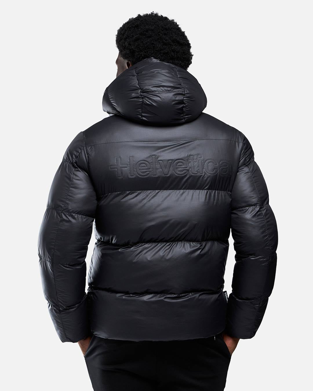 Helvetica Silver 2 Down Jacket - Black