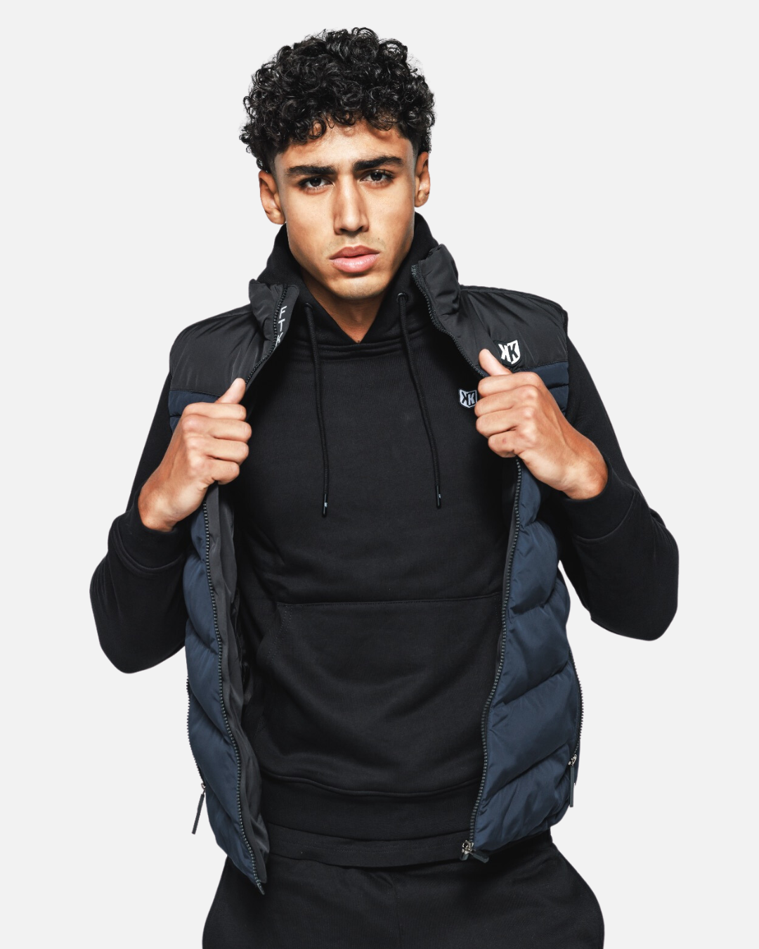 Piumino smanicato FK Copa - Blu Navy/Nero