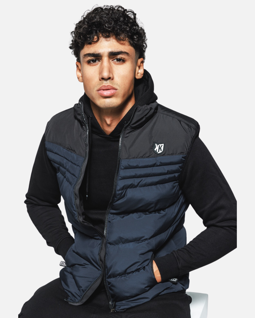 Piumino smanicato FK Copa - Blu Navy/Nero