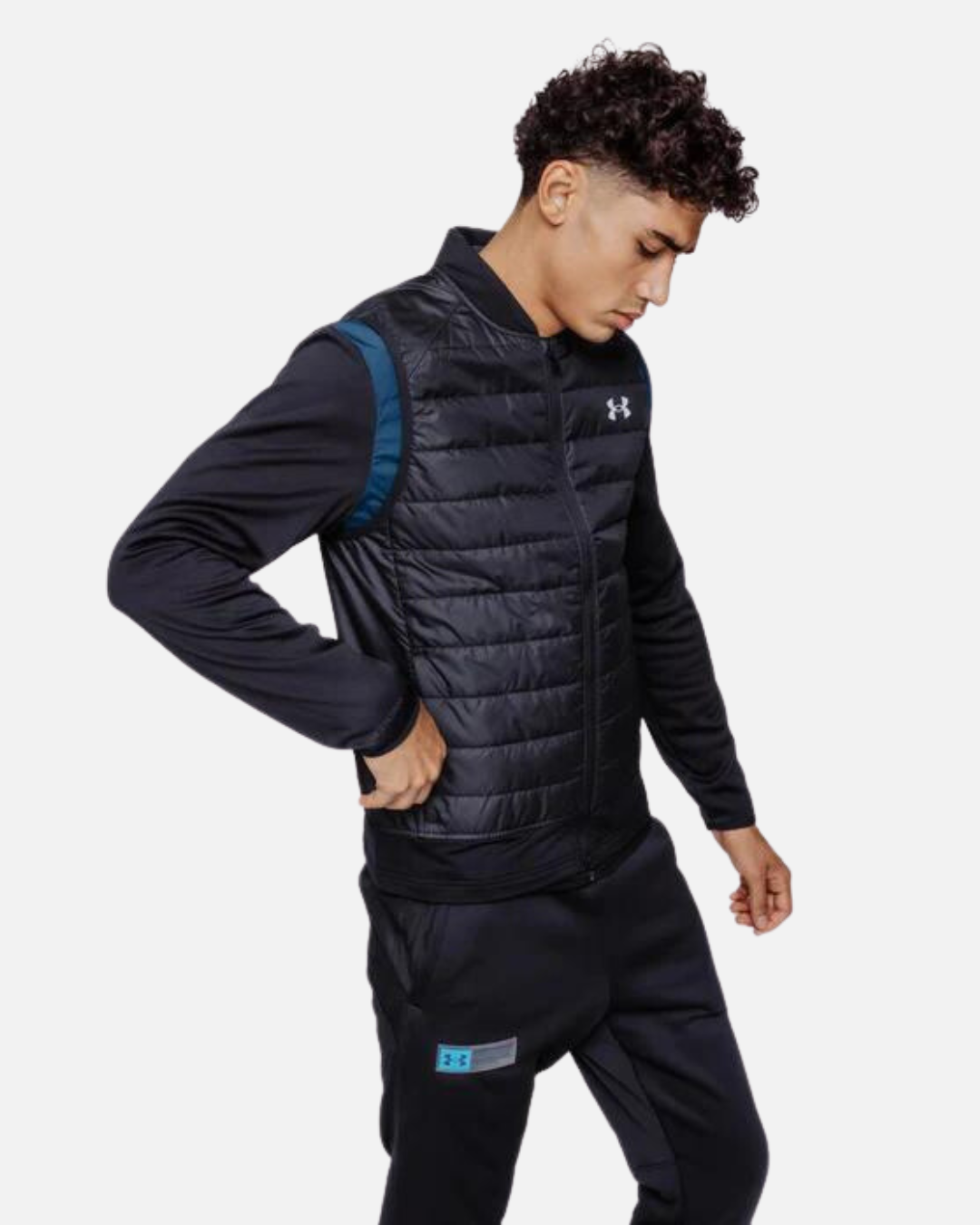 Under Armor Storm Waterproof Sleeveless Down Jacket - Black