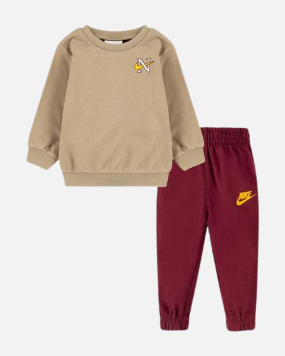 Ensemble de Survêtement Nike Junior - Beige/Bordeaux