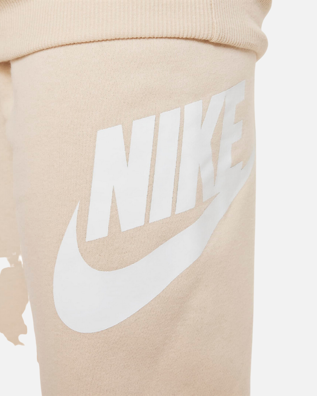 Conjunto de chándal Nike Club Fleece para niños - Beige/Blanco