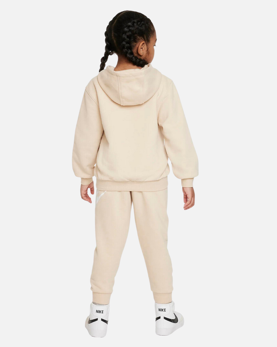 Ensemble survêtement Nike Club Fleece Enfant -Beige /Blanc