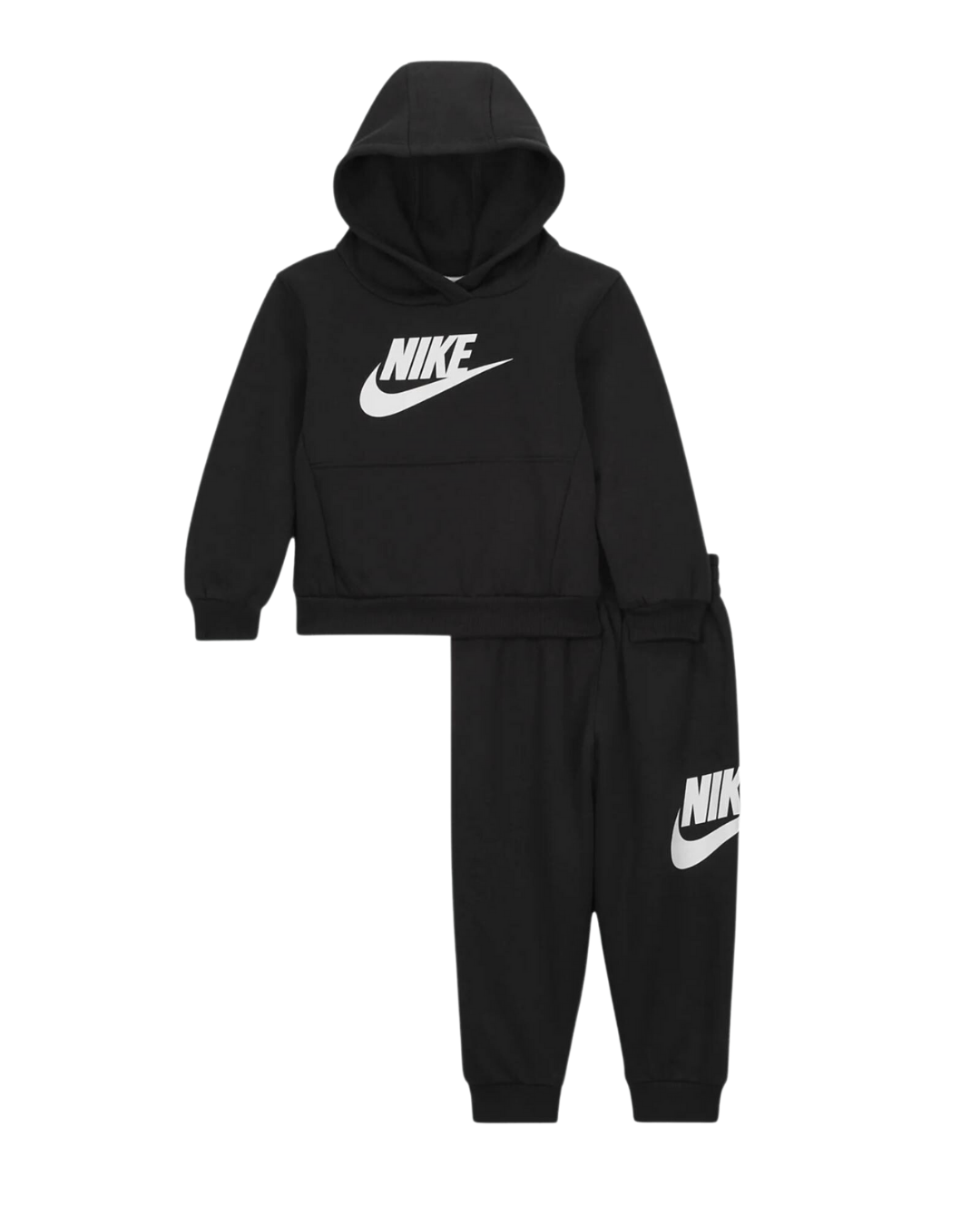 Ensemble survêtement Nike Club Fleece Enfant - Noir/Blanc